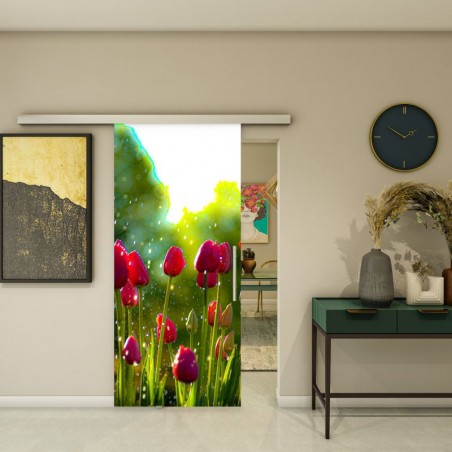 Glasschiebetür SLIM-LINE - Fotoprint Model 282