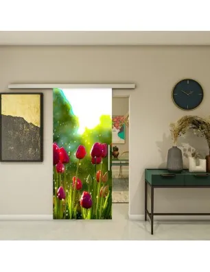 Glasschiebetür SLIM-LINE - Fotoprint Model 282