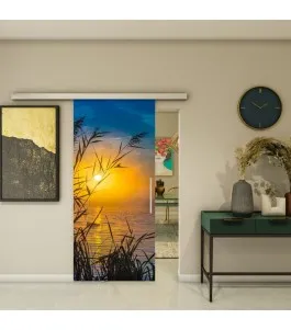 Glasschiebetür SLIM-LINE - Fotoprint Model 283