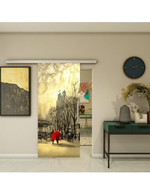 Glasschiebetür SLIM-LINE - Fotoprint Model 285