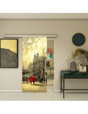 Glasschiebetür SLIM-LINE - Fotoprint Model 285