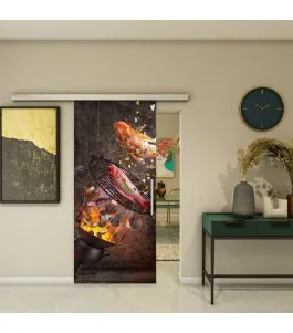 Glasschiebetür SLIM-LINE - Fotoprint Model 287