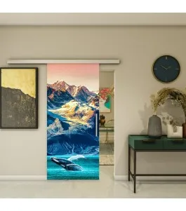 Glasschiebetür SLIM-LINE - Fotoprint Model 290