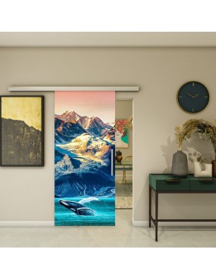 Glasschiebetür SLIM-LINE - Fotoprint Model 290