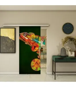 Glasschiebetür SLIM-LINE - Fotoprint Model 296