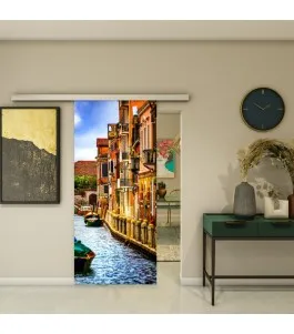 Glasschiebetür SLIM-LINE - Fotoprint Model 297