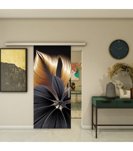 Glasschiebetür SLIM-LINE - Fotoprint Model 302