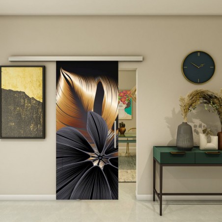 Glasschiebetür SLIM-LINE - Fotoprint Model 302