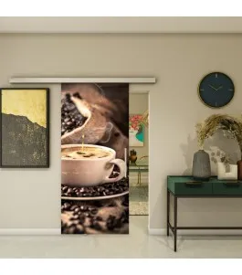 Glasschiebetür SLIM-LINE - Fotoprint Model 313