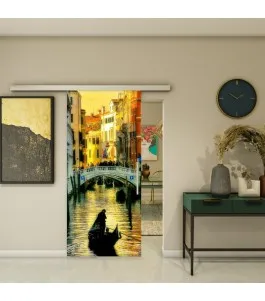 Glasschiebetür SLIM-LINE - Fotoprint Model 314