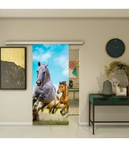 Glasschiebetür SLIM-LINE - Fotoprint Model 315