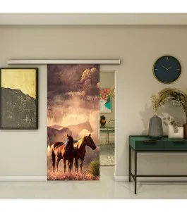 Glasschiebetür SLIM-LINE - Fotoprint Model 316