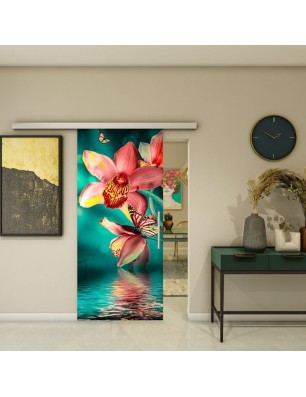 Glasschiebetür SLIM-LINE - Fotoprint Model 317