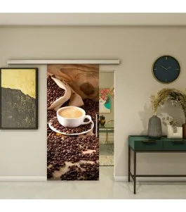 Glasschiebetür SLIM-LINE - Fotoprint Model 318