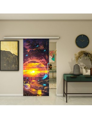 Glasschiebetür SLIM-LINE - Fotoprint Model 325