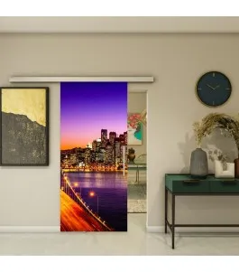 Glasschiebetür SLIM-LINE - Fotoprint Model 329