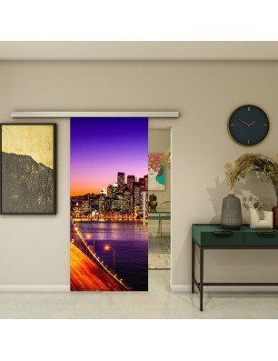 Glasschiebetür SLIM-LINE - Fotoprint Model 329