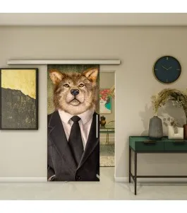 Glasschiebetür SLIM-LINE - Fotoprint Model 333