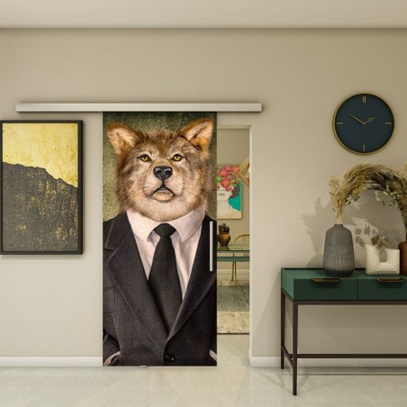 Glasschiebetür SLIM-LINE - Fotoprint Model 333