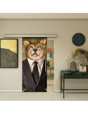 Glasschiebetür SLIM-LINE - Fotoprint Model 333