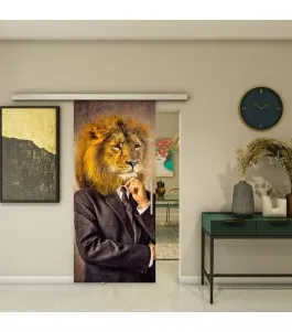 Glasschiebetür SLIM-LINE - Fotoprint Model 334