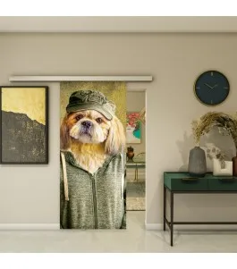 Glasschiebetür SLIM-LINE - Fotoprint Model 335