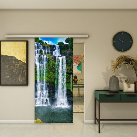 Glasschiebetür SLIM-LINE - Fotoprint Model 339