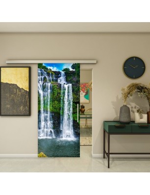 Glasschiebetür SLIM-LINE - Fotoprint Model 339