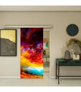 Glasschiebetür SLIM-LINE - Fotoprint Model 340