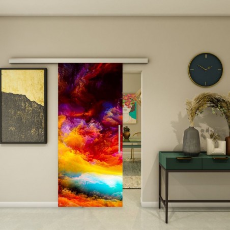 Glasschiebetür SLIM-LINE - Fotoprint Model 340
