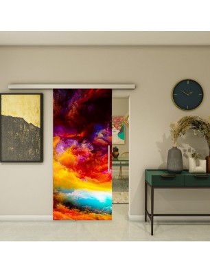 Glasschiebetür SLIM-LINE - Fotoprint Model 340