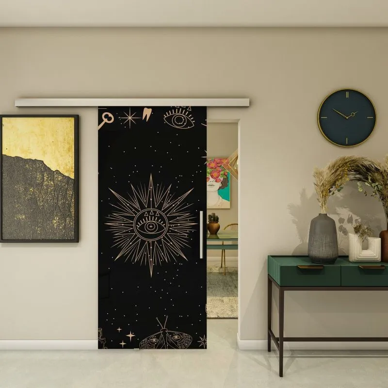 Glasschiebetür SLIM-LINE - Fotoprint Modell 344