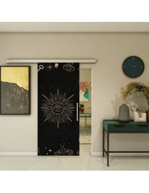 Glasschiebetür SLIM-LINE - Fotoprint Model 344