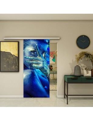Glasschiebetür SLIM-LINE - Fotoprint Model 351
