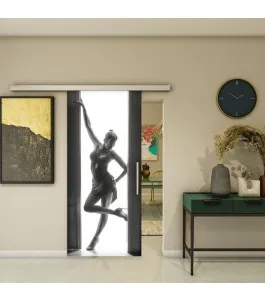 Glasschiebetür SLIM-LINE - Fotoprint Model 356