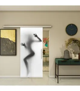 Glasschiebetür SLIM-LINE - Fotoprint Model 359