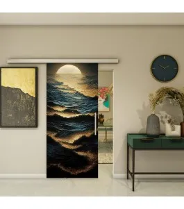 Glasschiebetür SLIM-LINE - Fotoprint Model 133