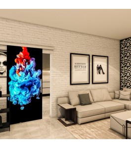 Glasschiebetür SLIM-LINE - Fotoprint Model 3