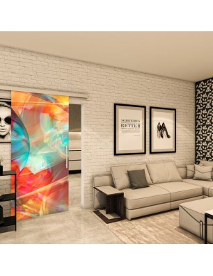 Glasschiebetür SLIM-LINE - Fotoprint Model 21