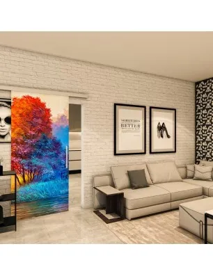 Glasschiebetür SLIM-LINE - Fotoprint Model 25