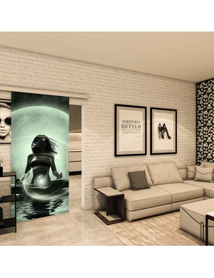 Glasschiebetür SLIM-LINE - Fotoprint Model 38