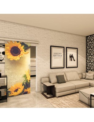 Glasschiebetür SLIM-LINE - Fotoprint Model 50