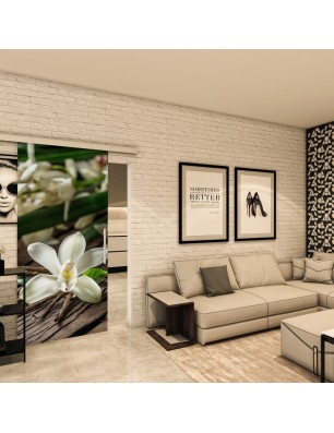 Glasschiebetür SLIM-LINE - Fotoprint Model 57