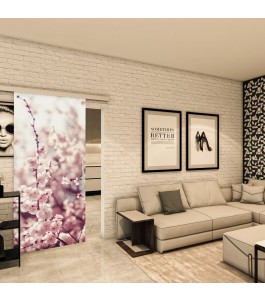 Glasschiebetür SLIM-LINE - Fotoprint Model 72