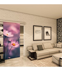 Glasschiebetür SLIM-LINE - Fotoprint Model 76