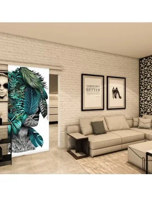 Glasschiebetür SLIM-LINE - Fotoprint Model 80