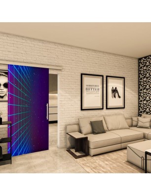 Glasschiebetür SLIM-LINE - Fotoprint Model 90