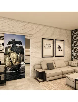 Glasschiebetür SLIM-LINE - Fotoprint Model 140