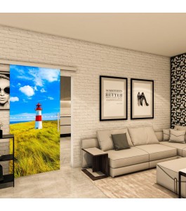 Glasschiebetür SLIM-LINE - Fotoprint Model 148