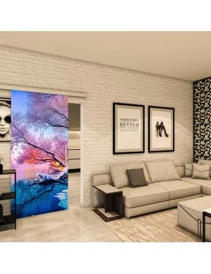 Glasschiebetür SLIM-LINE - Fotoprint Model 194